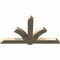 Ekena Millwork Redmond Rough Sawn Timber Gable Bracket, Douglas Fir, 72"W x 42"H x 4"D x 6"F, 14/12 Pitch GBW072X42X0406RED00RDF - alternate 4